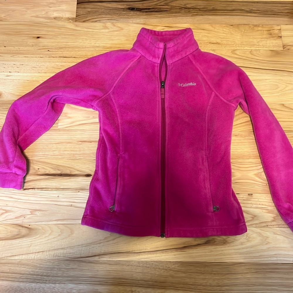 Girls Columbia fleece jacket